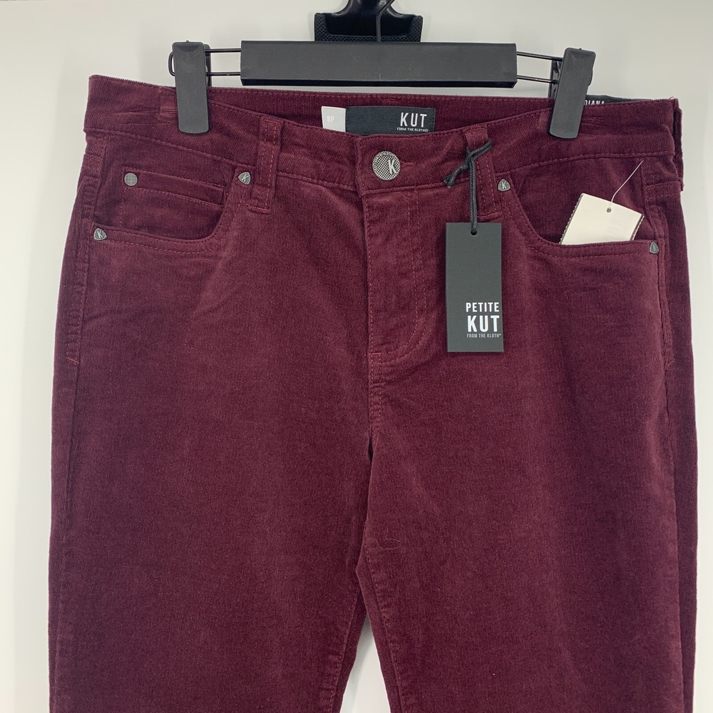 Kut from the Kloth Pants Diana Corduroy Skinny Relaxed Fit - Picture 3 of 11